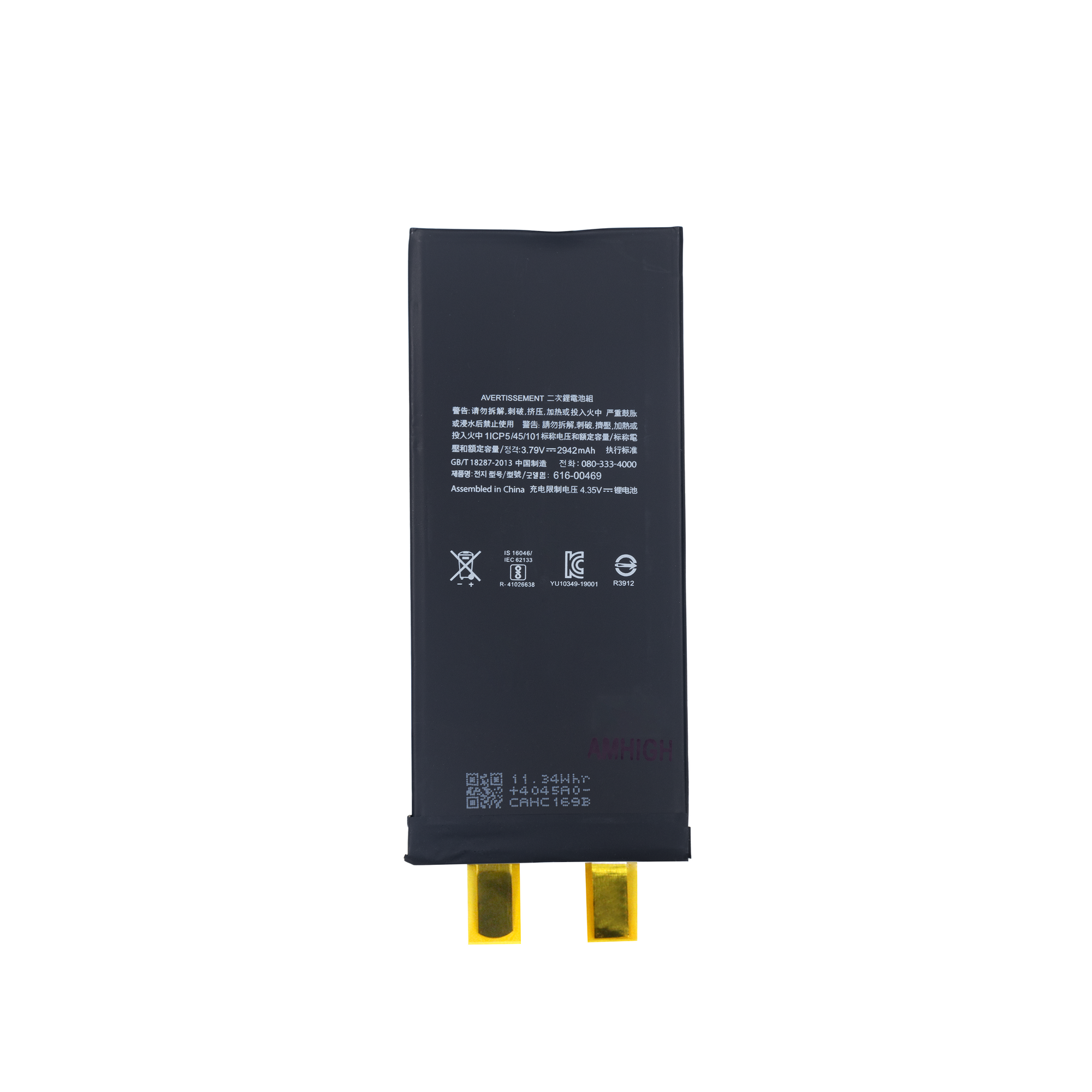 For Apple bateria For Apple XR (soldagem por pontos necessária) Sem BMS/IC OEM