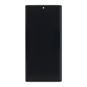 Samsung Galaxy Note 10 N970F Ecrã e digitalizador com moldura Aura White Service Pack