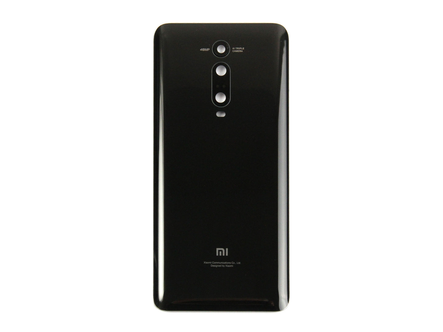 Xiaomi Mi 9T, Mi 9T Pro Capa traseira com lente Preto carbono OEM