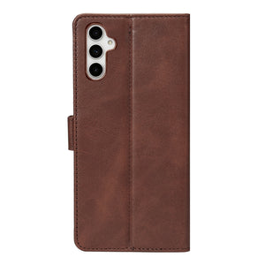 Estante de livros Rixus para Samsung Galaxy A54 5G Castanho