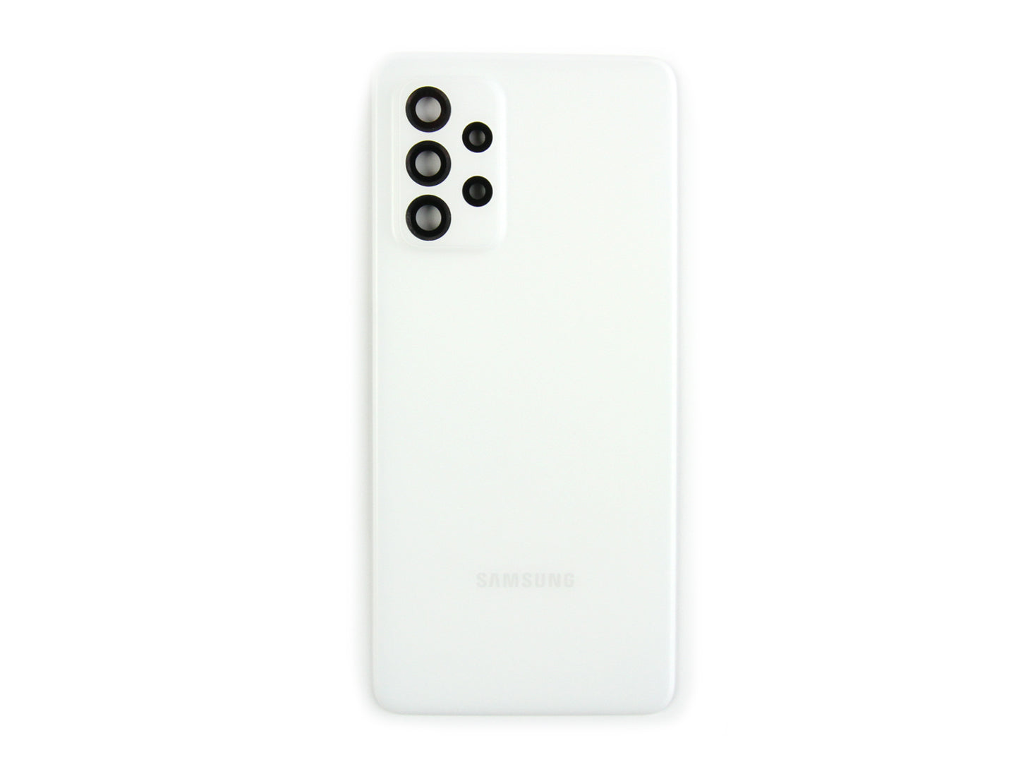 Samsung Galaxy A52 A525F, A526B, A52s A528B Capa traseira com lente Branco incrível OEM