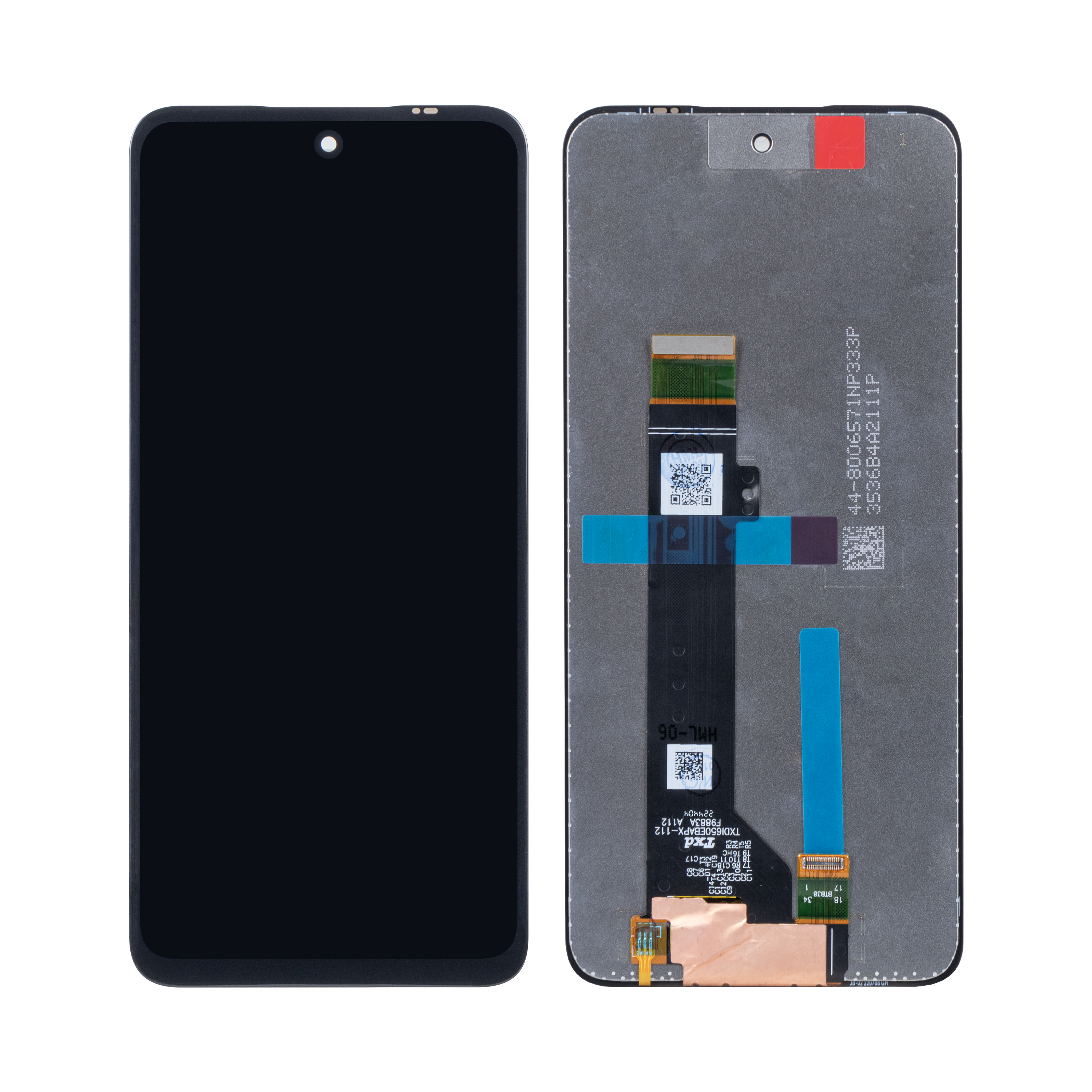 Motorola Moto G13 Ecrã e digitalizador sem moldura preto OEM