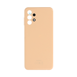 Capa traseira Samsung Galaxy A13 A135F com lente cor de pêssego OEM