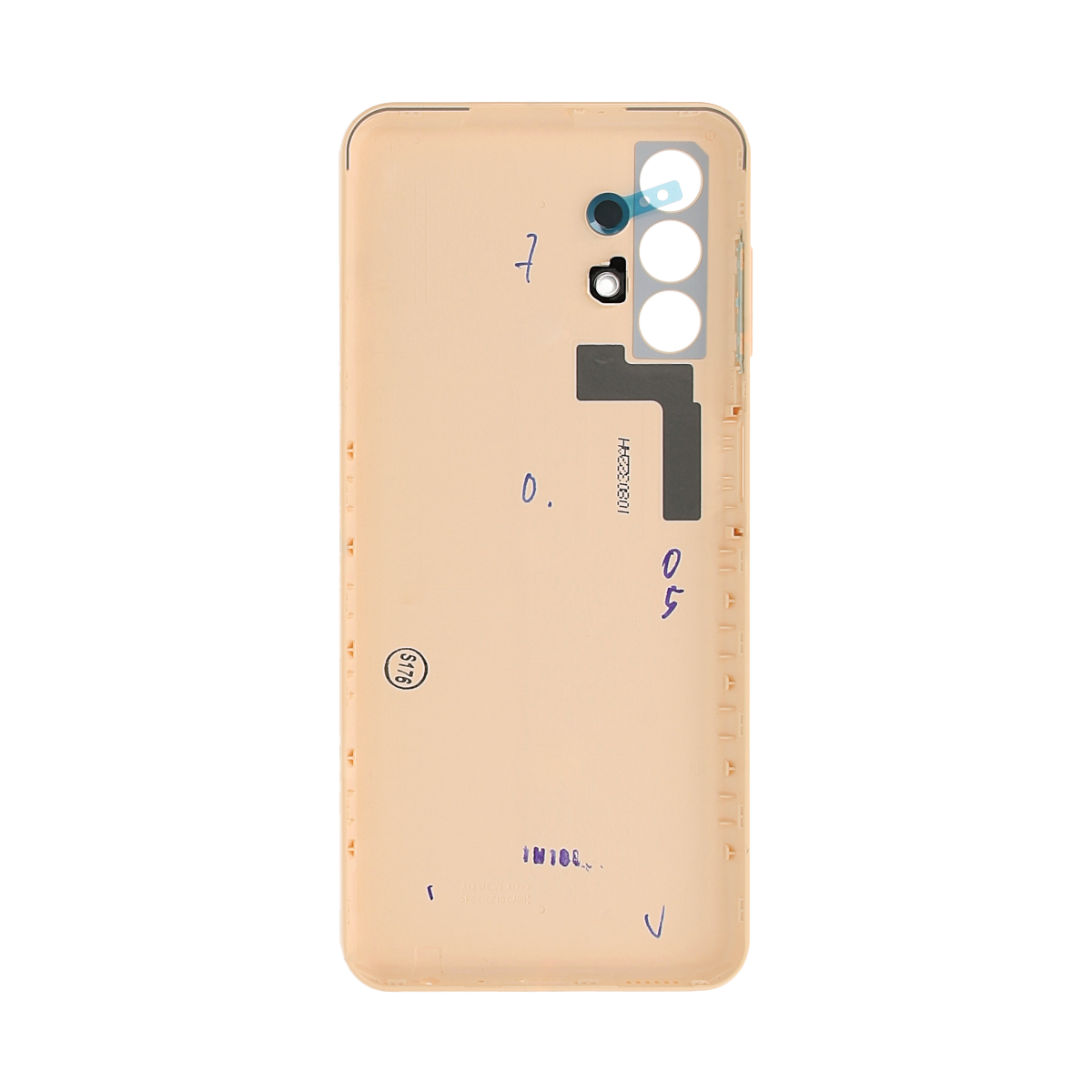 Capa traseira Samsung Galaxy A13 A135F com lente cor de pêssego OEM
