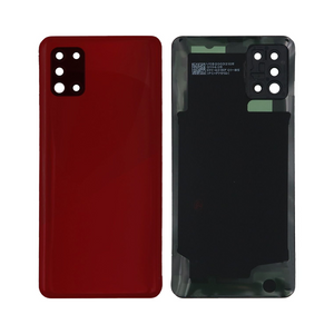 Capa traseira Samsung Galaxy A31 A315F com lente prisma vermelho OEM