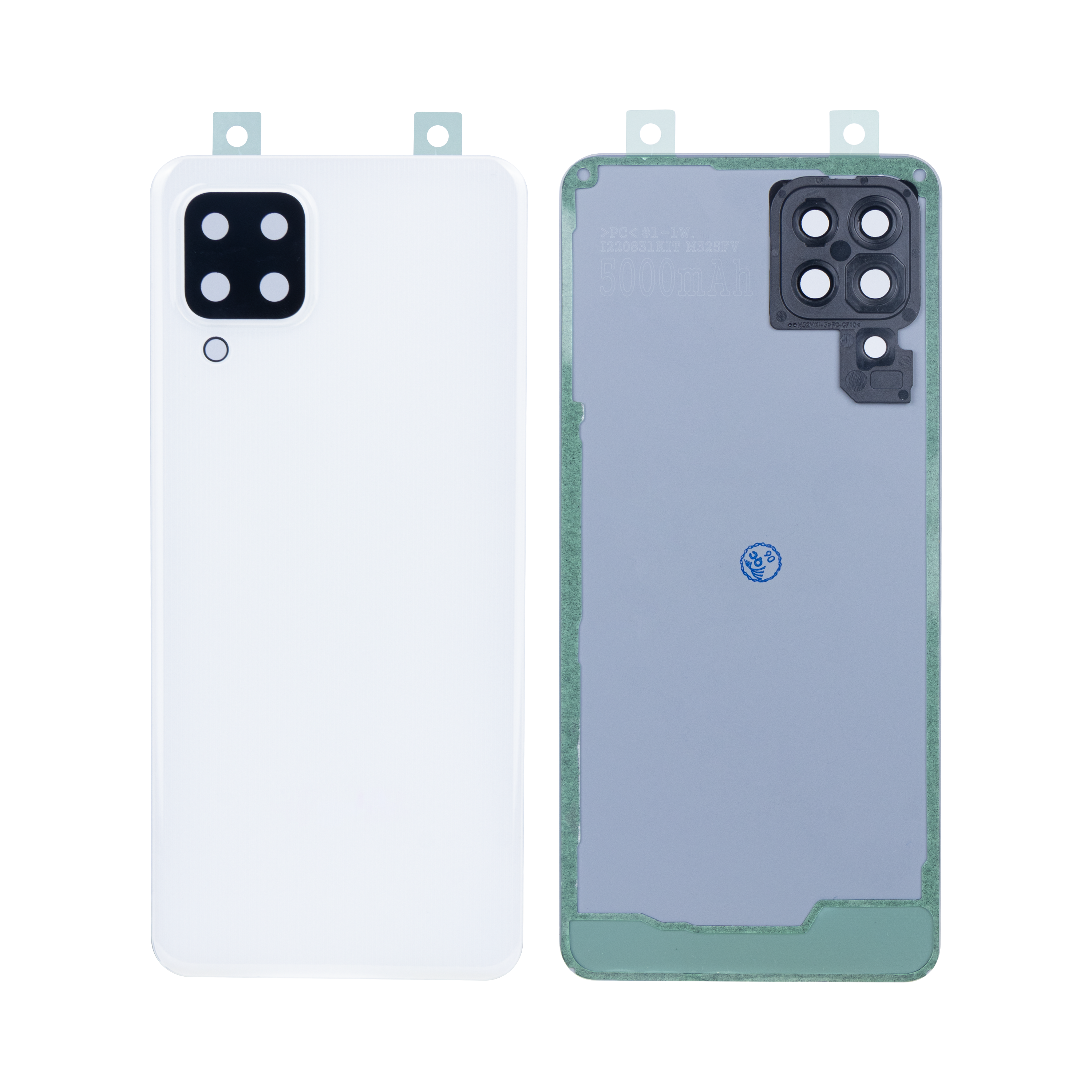 Capa traseira Samsung Galaxy M32 M325F com lente branca OEM