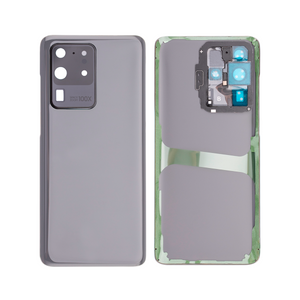 Capa traseira Samsung Galaxy S20 Ultra G988B com lente cinza cósmico OEM