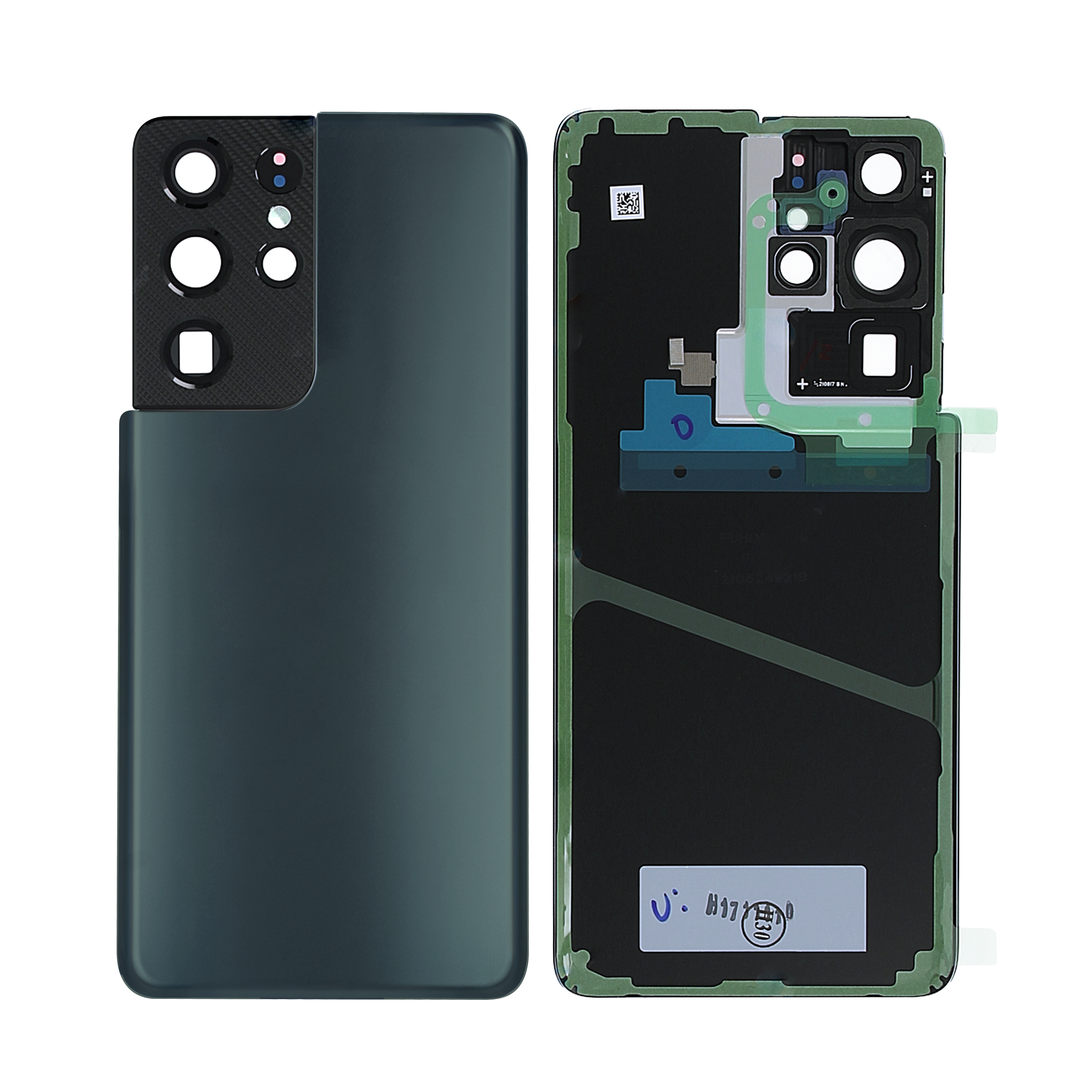 Capa traseira Samsung Galaxy S21 Ultra 5G G998B com lente Phantom Titanium OEM