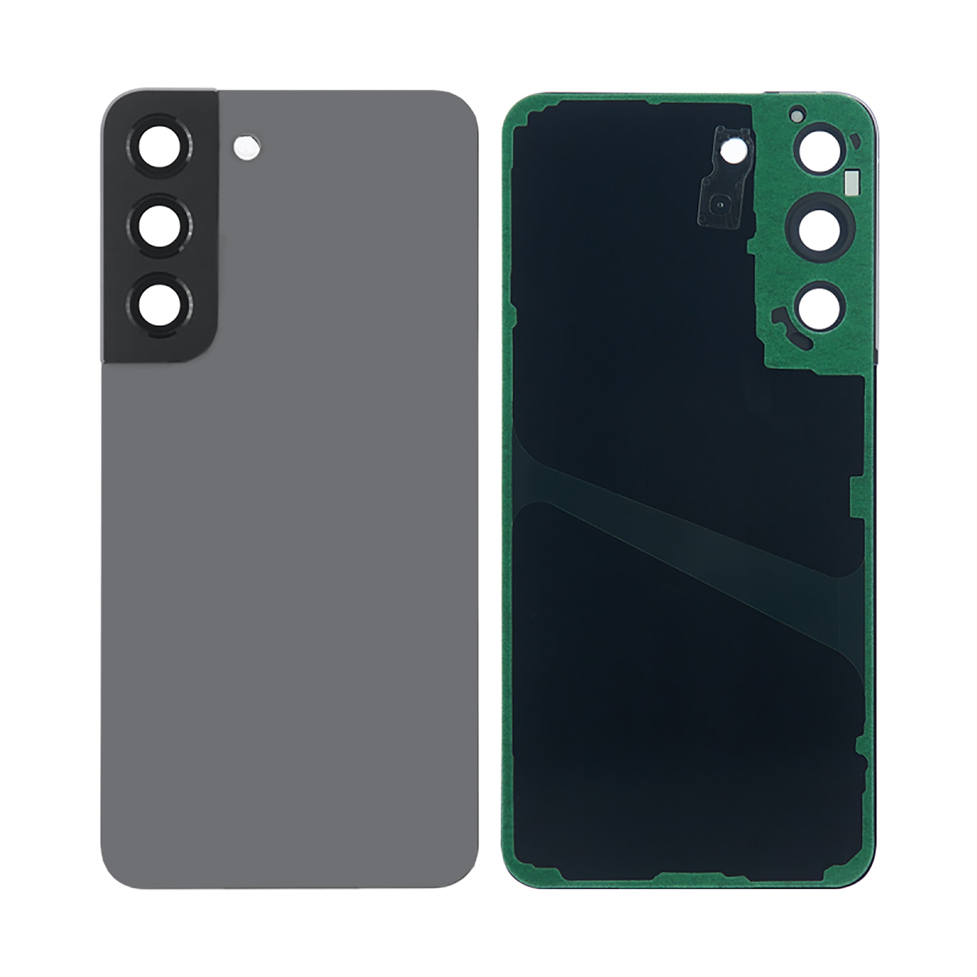 Capa traseira Samsung Galaxy S22 S901B com lente grafite OEM