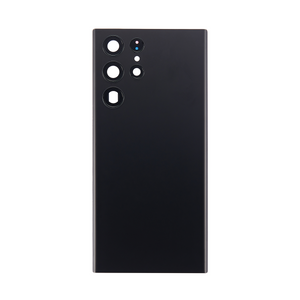 Capa traseira Samsung Galaxy S22 Ultra S908B com lente Phantom Black OEM