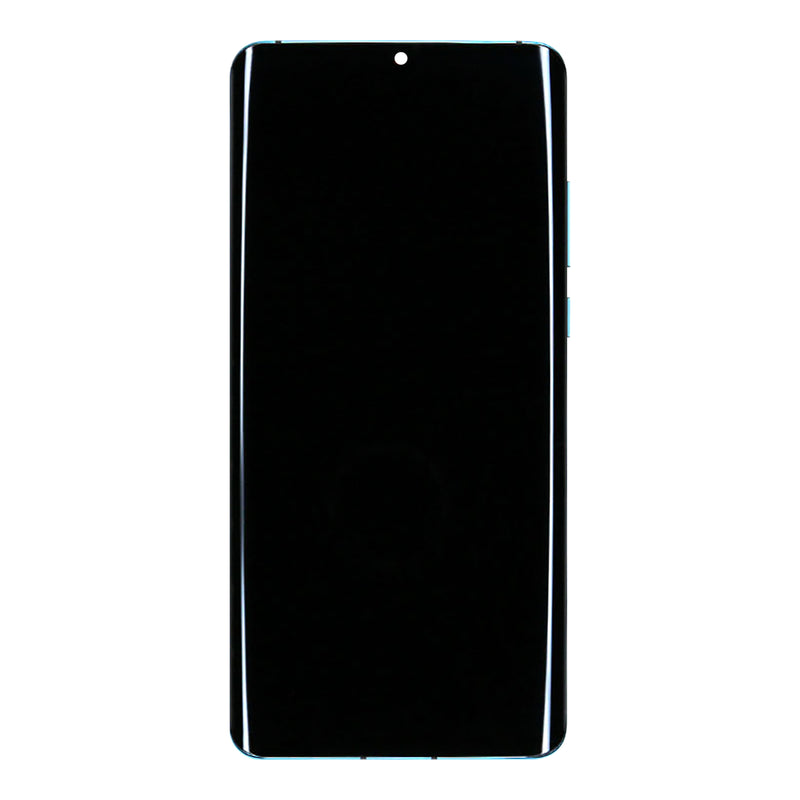 Huawei P30 Pro (2019), P30 Pro Nova Edição (2020) Ecrã e digitalizador com moldura e bateria Aurora Blue Service Pack