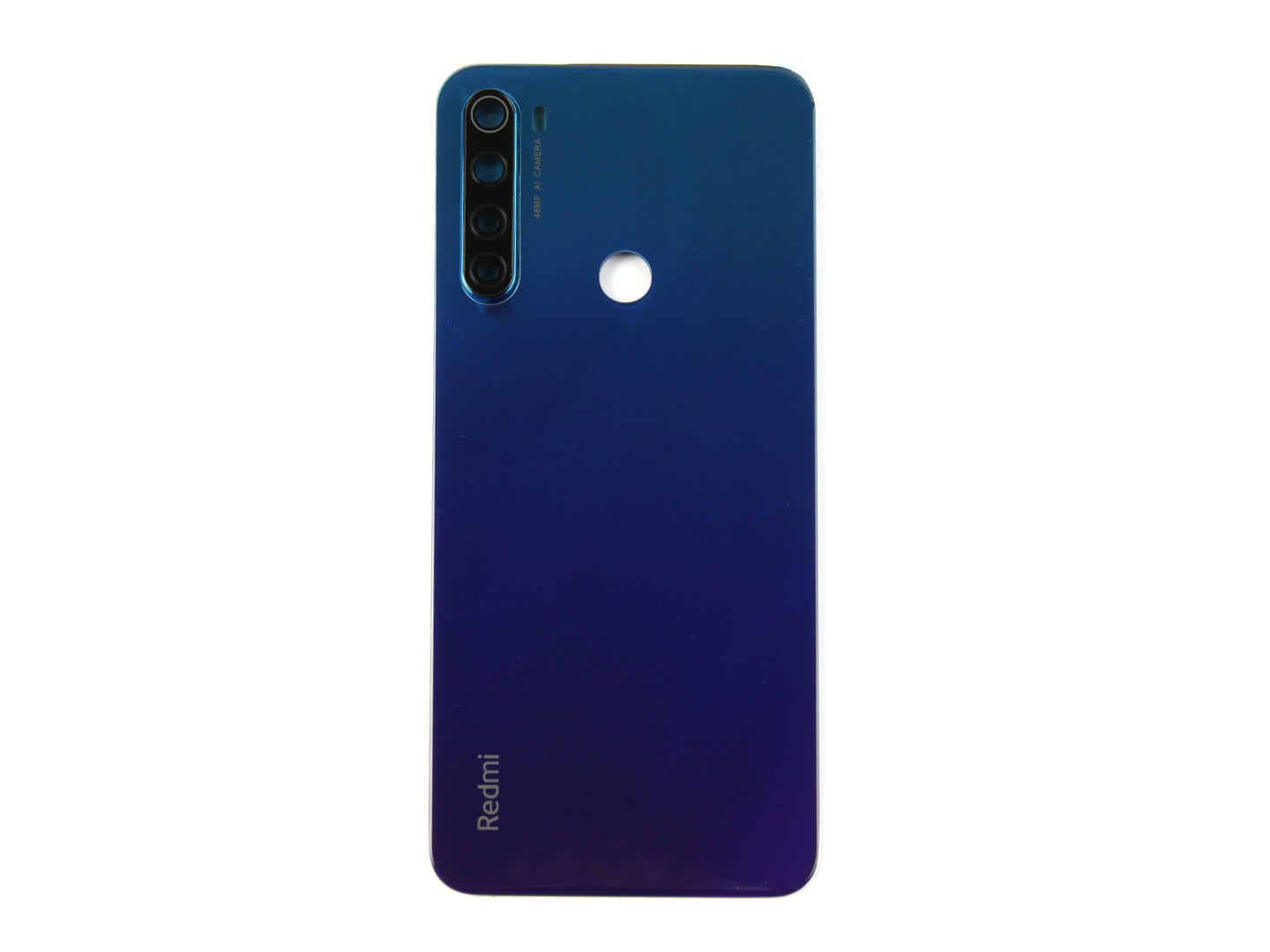 Capa traseira com lente para Xiaomi Redmi Note 8 (2021) Azul Neptuno Original