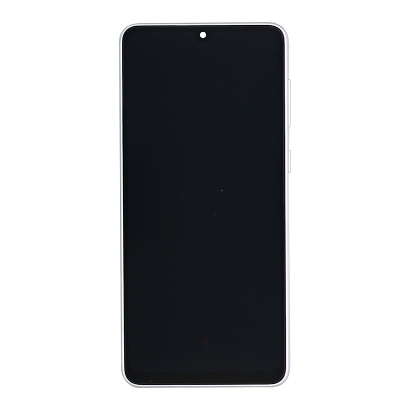 Samsung Galaxy A33 5G A336B Ecrã e digitalizador com moldura Pacote de assistência técnica branco fantástico