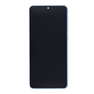 Samsung Galaxy A33 5G A336B Ecrã e digitalizador com moldura Pacote de assistência azul fantástico