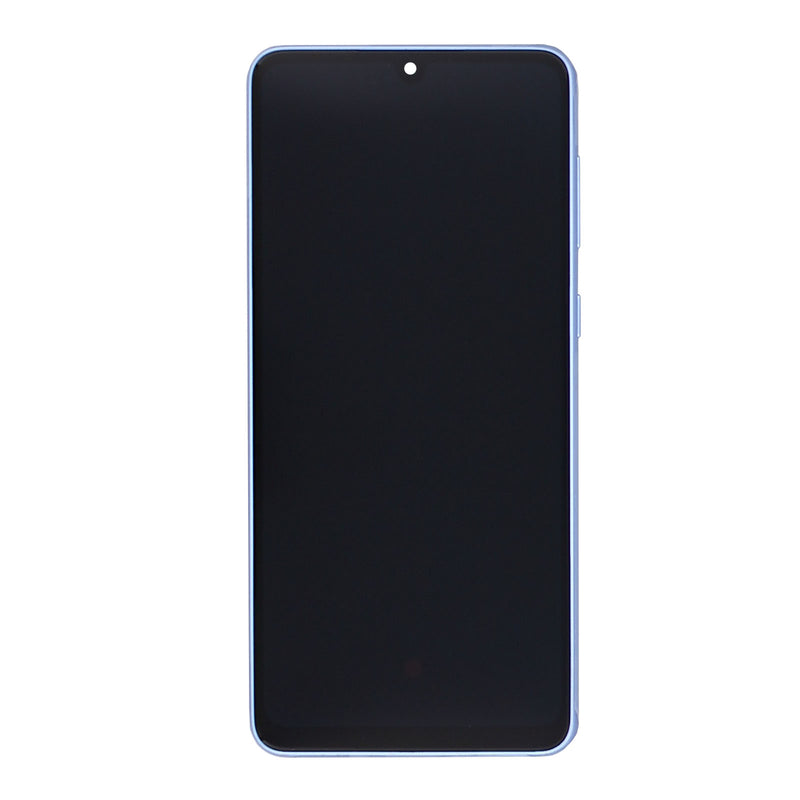 Samsung Galaxy A33 5G A336B Ecrã e digitalizador com moldura Pacote de assistência azul fantástico