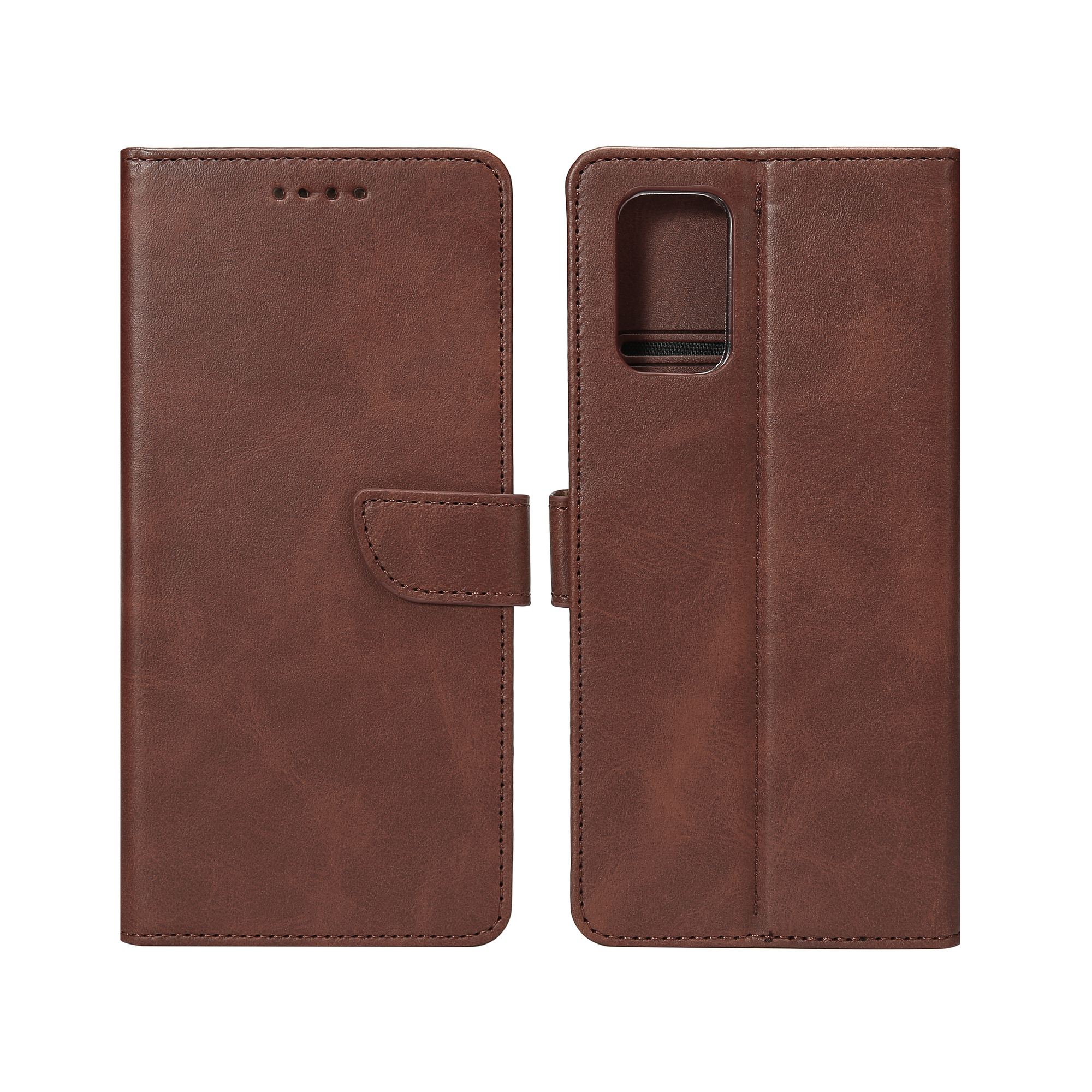 Estante Rixus para Samsung Galaxy A51 Castanho