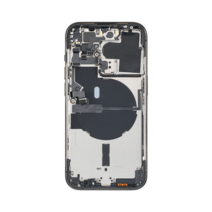 For Apple 14 Pro Max Carcaça com peças pequenas Preto OEM