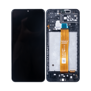 Samsung Galaxy A04s A047F Ecrã e digitalizador com moldura Preto OEM