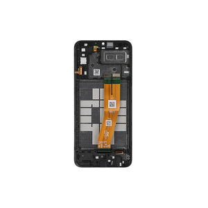 Samsung Galaxy A04e A042F Ecrã e digitalizador com moldura Preto Service Pack