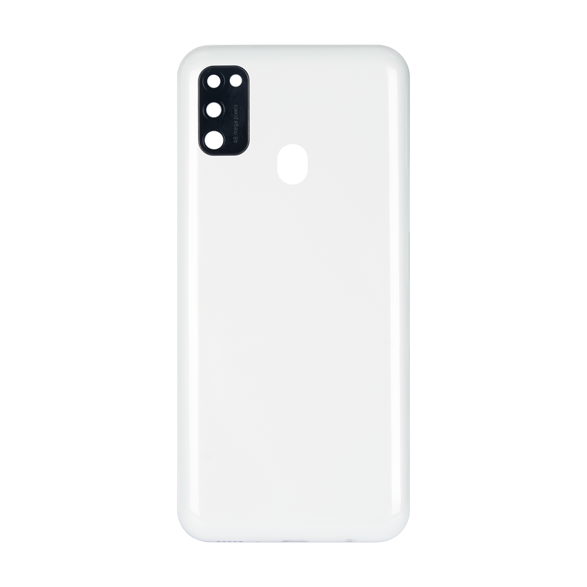 Capa traseira Samsung Galaxy M30s M307F com lente Branco Pérola OEM