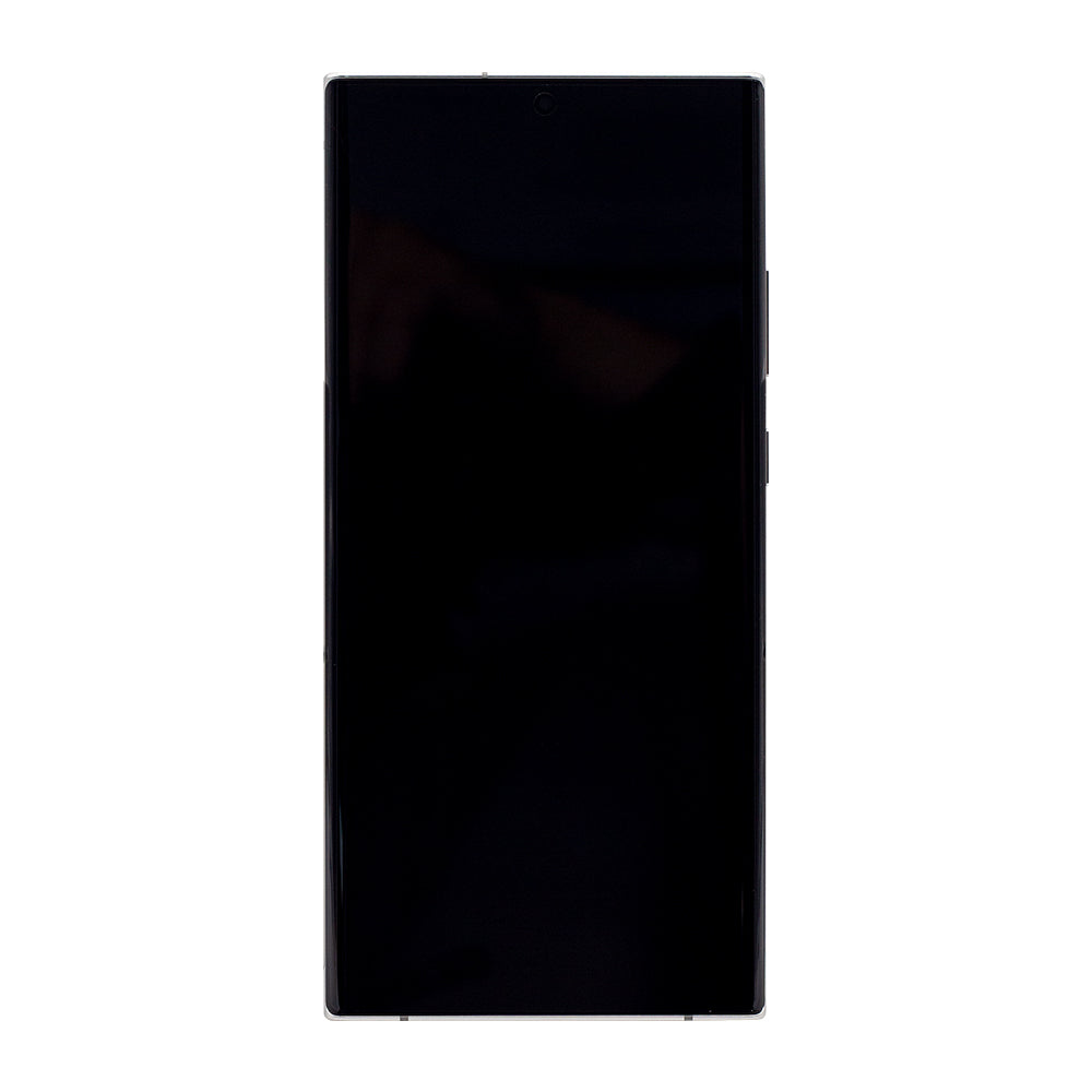 Samsung Galaxy Note 20 Ultra N985F, Ultra 5G N986B Ecrã e digitalizador com moldura Mystic White Service Pack