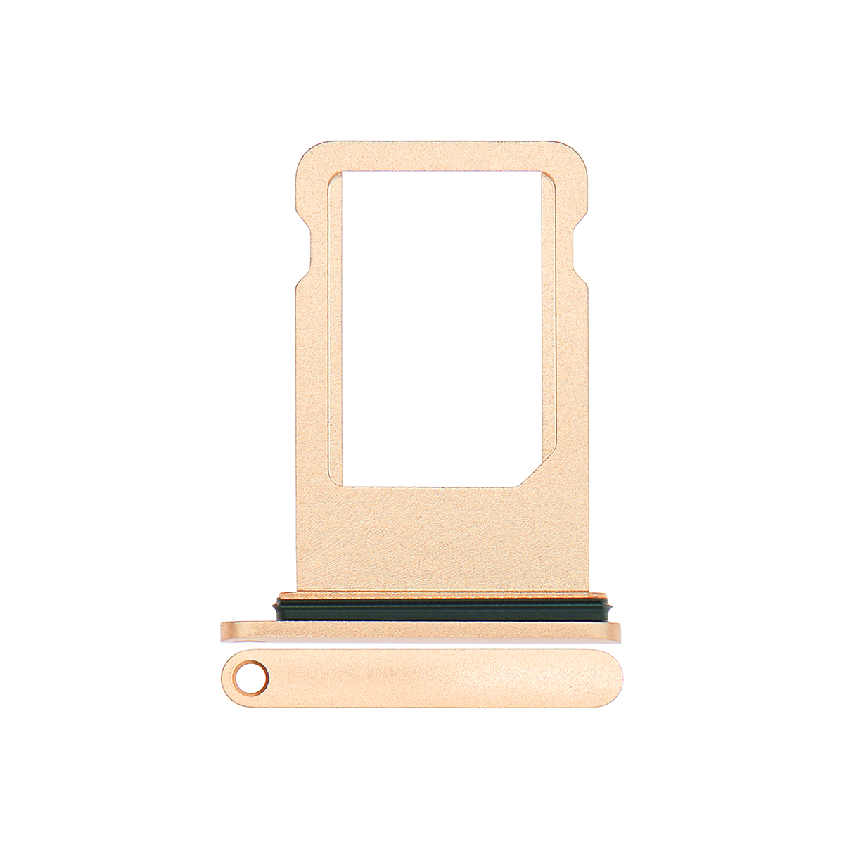 For Apple iPhone 8 Plus Suporte para cartão SIM Puxado a ouro