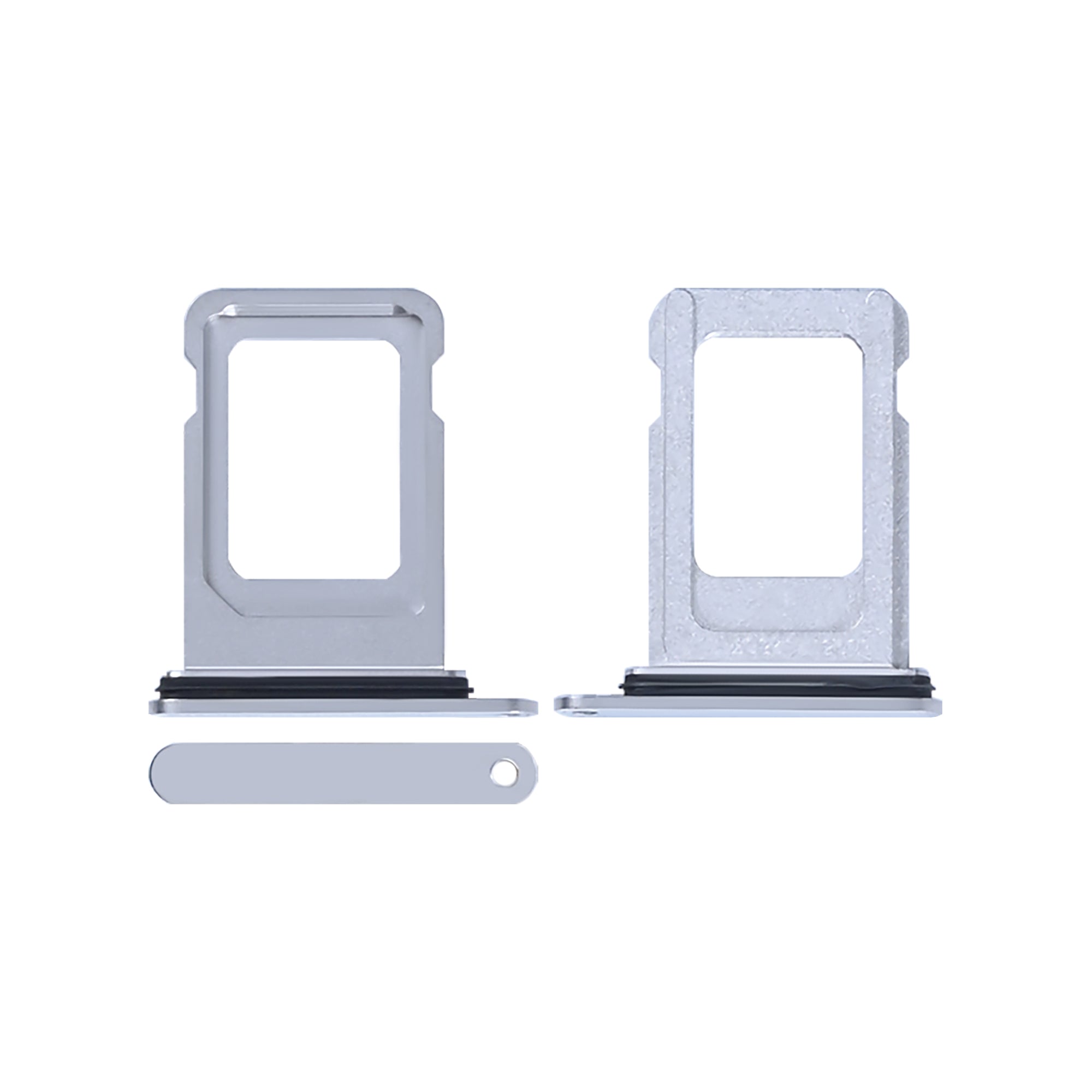 For Apple iPhone 12 Pro Max Sim Card Holder (suporte para cartão SIM) Prata Puxado