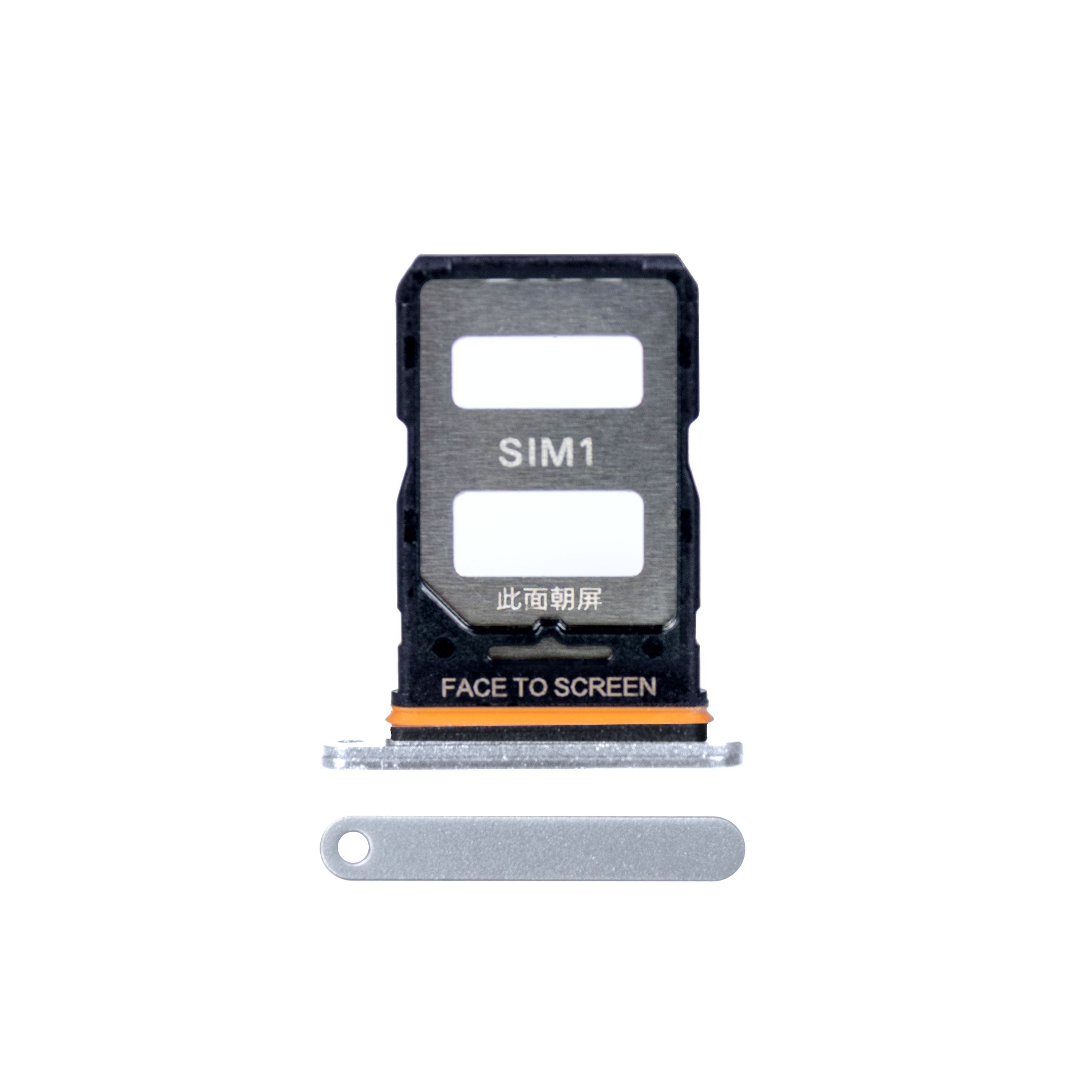Xiaomi Poco F4 GT 5G Suporte para cartão SIM Cavaleiro Prata OEM
