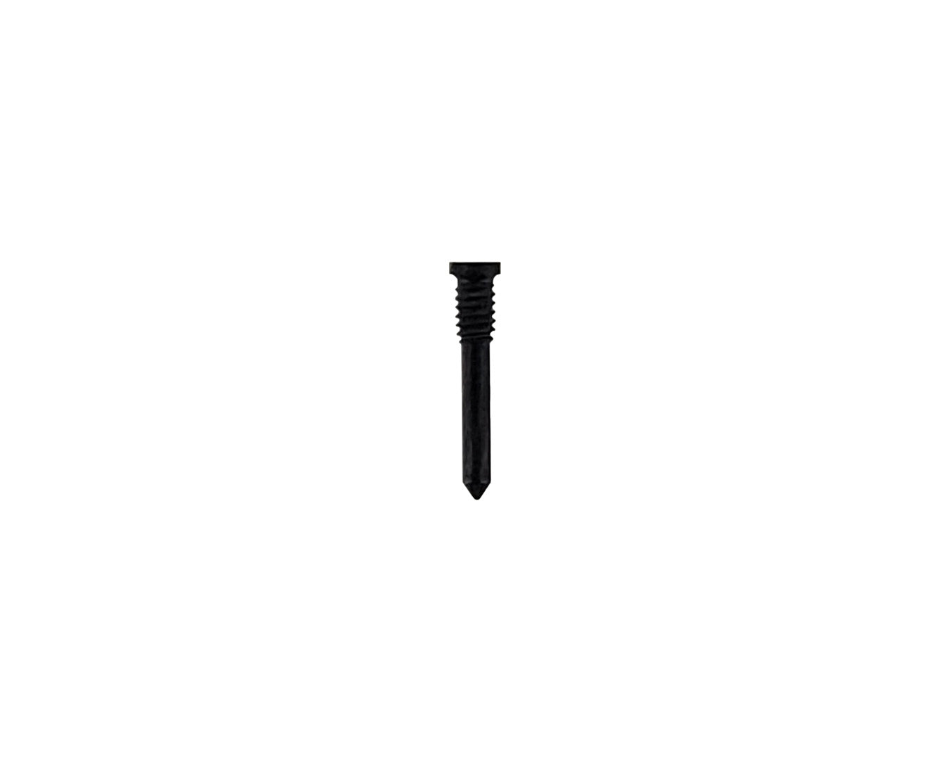 Para iPhone X Conjunto de parafusos da parte inferior Preto (2pc)