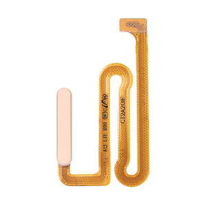 Samsung Galaxy A13 A135F, A137F Sensor de impressão digital flexível com botão liga/desliga Peach OEM