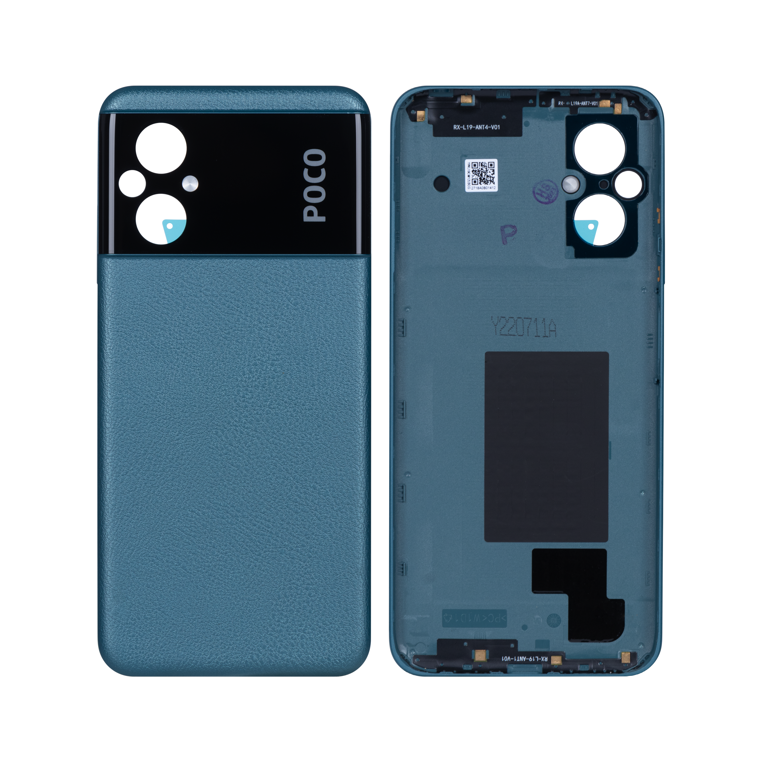 Xiaomi Poco M5 4G Capa traseira sem lente Verde OEM