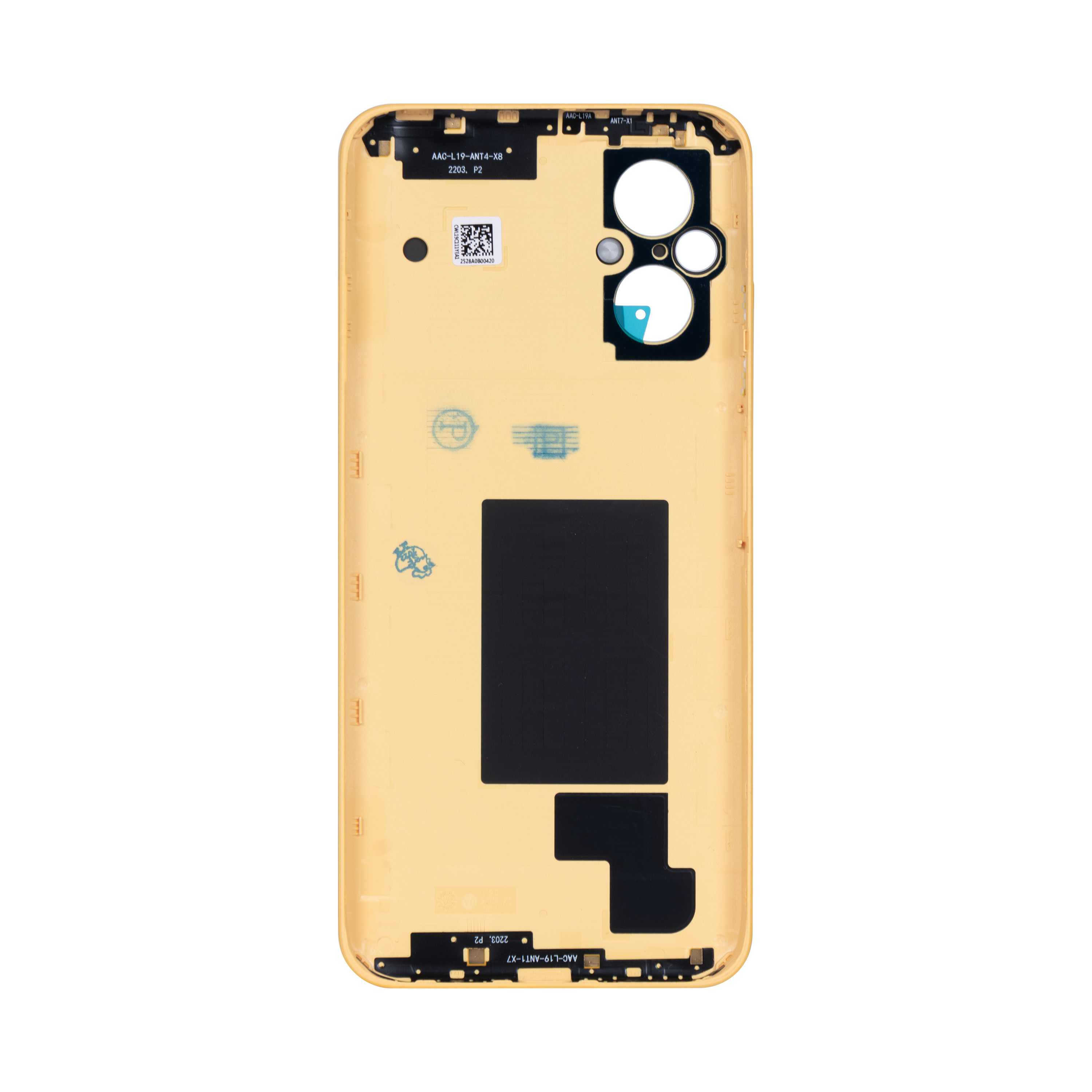Xiaomi Poco M5 4G Capa traseira sem lente Amarela OEM