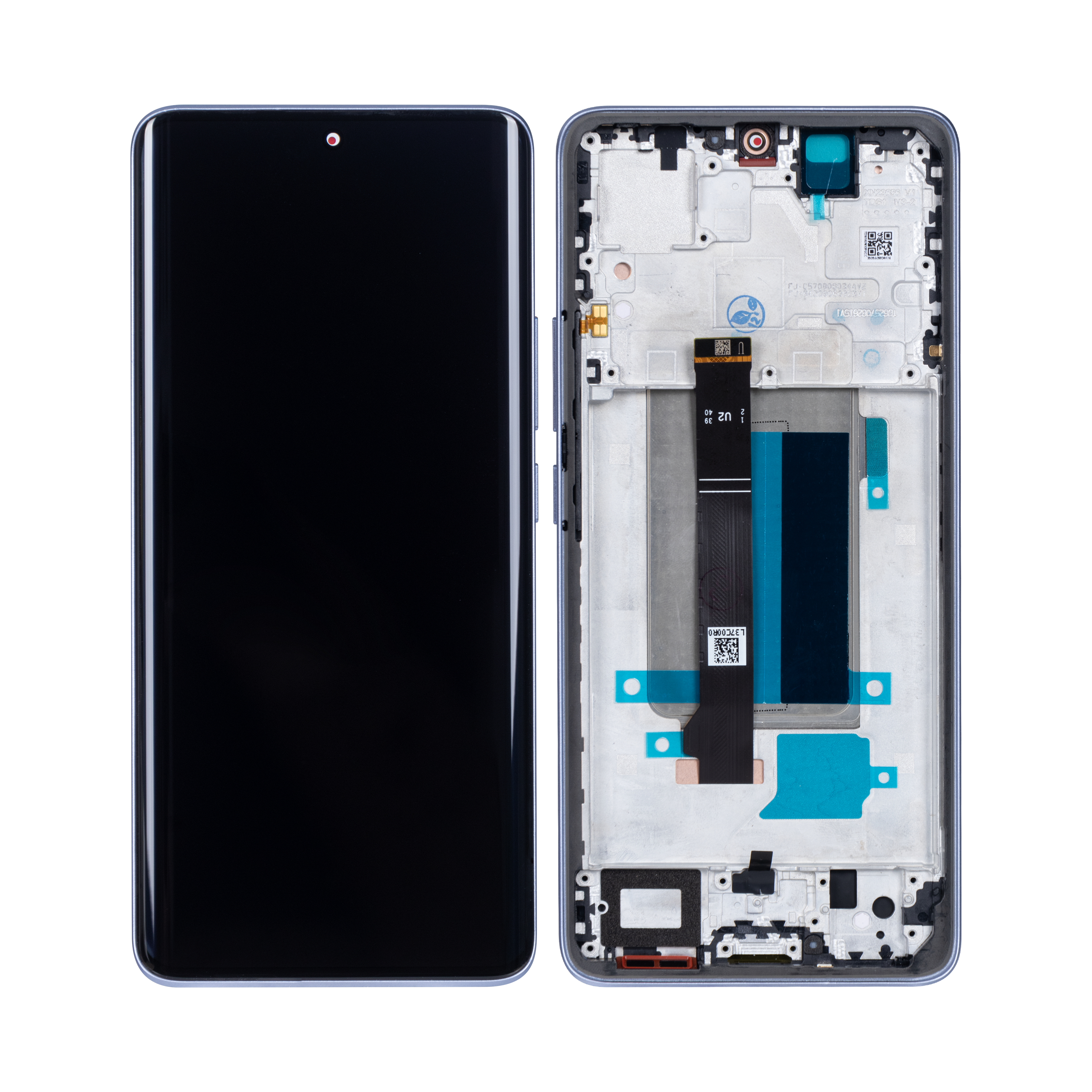 Xiaomi Redmi Note 13 Pro Plus 5G Ecrã e digitalizador com moldura violeta OEM