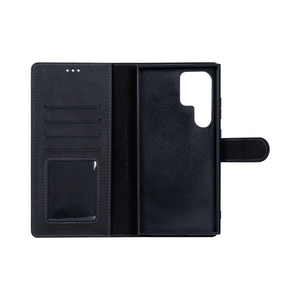 Carteira magnética destacável Rixus Duo para Samsung Galaxy S24 Ultra Preto