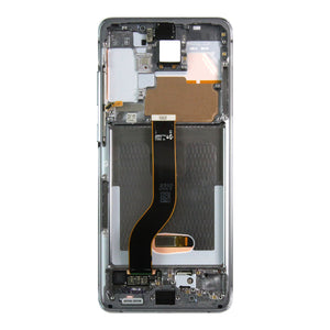 Samsung Galaxy S20 Plus G985F, 5G G986F Ecrã e digitalizador com moldura Cosmic Grey Service Pack