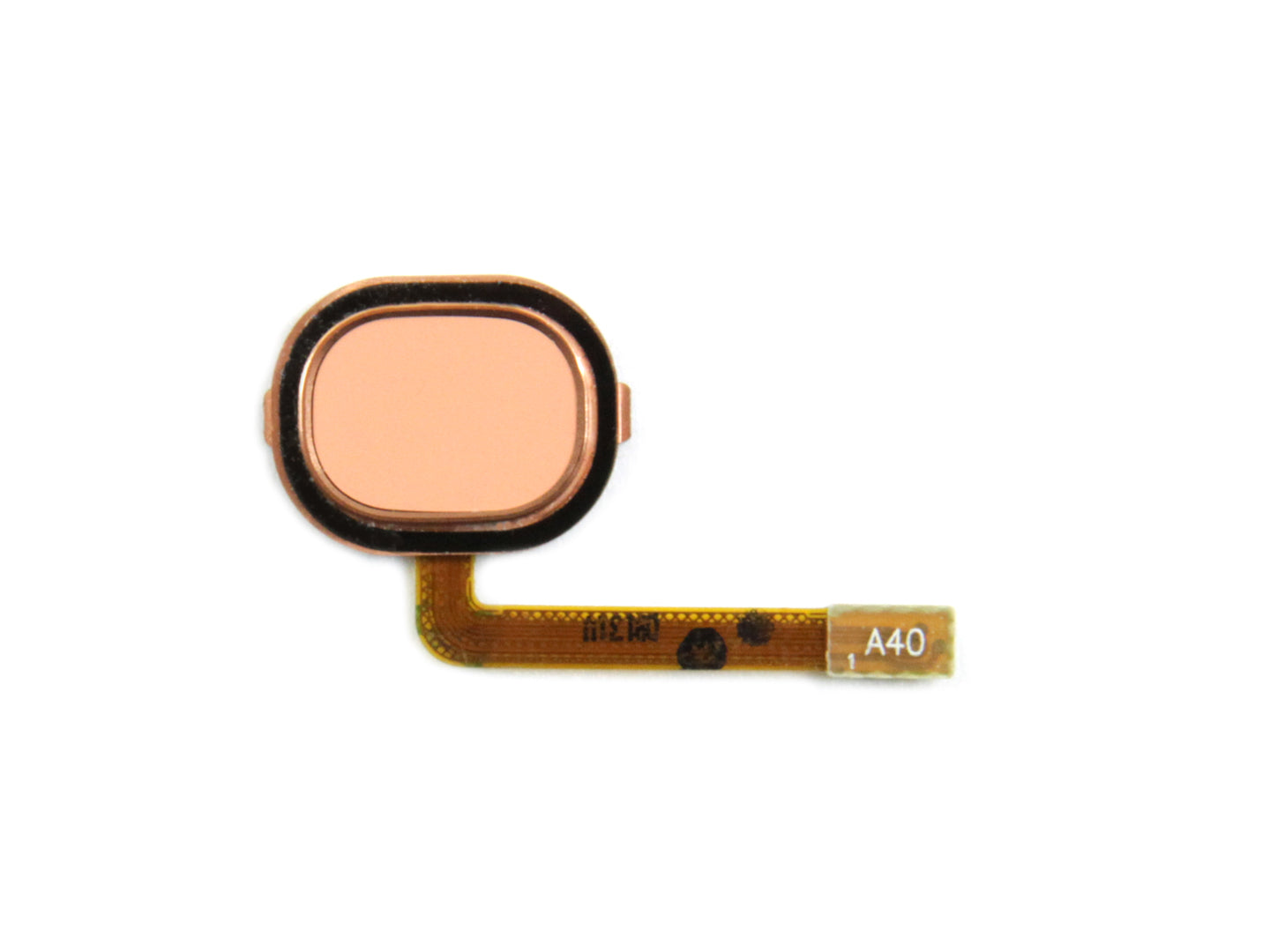 Samsung Galaxy A40 A405F Sensor de impressão digital flexível com botão Home Coral OEM