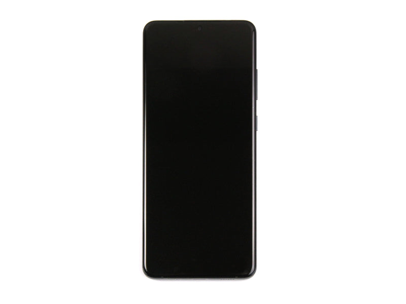 Samsung Galaxy S20 Ultra G988B Ecrã e digitalizador com moldura Cosmic Black Service Pack