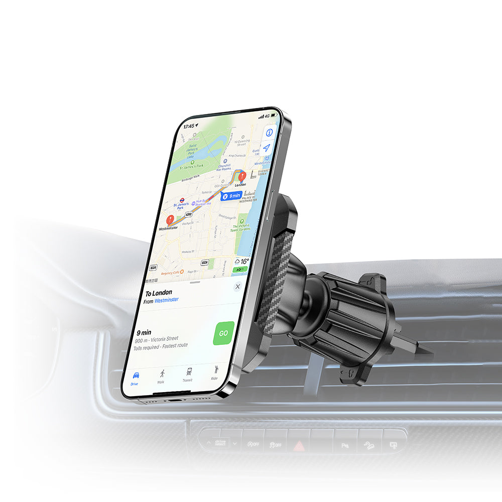 <br>Rixus RXHM61 Rectangle Magnetic Car Mount Gray
