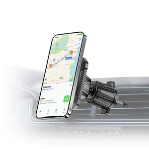 <br>Rixus RXHM61 Rectangle Magnetic Car Mount Gray