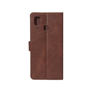 Estante de livros Rixus para Samsung Galaxy A20e Castanho