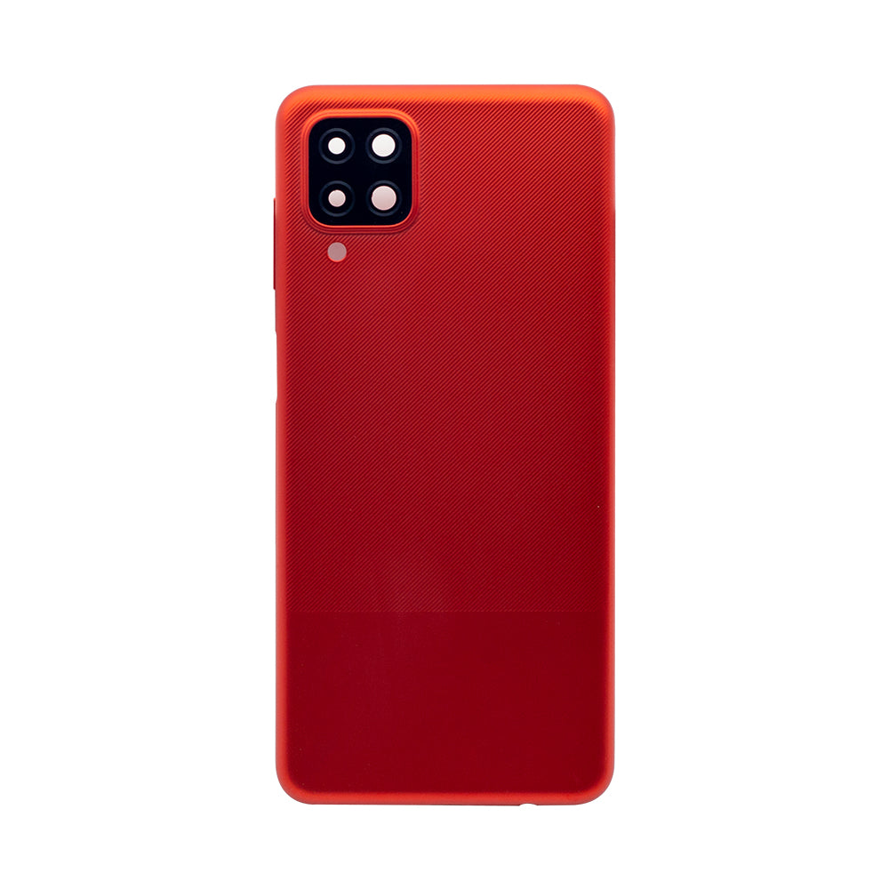 Capa traseira Samsung Galaxy A12 A125F com lente vermelha OEM