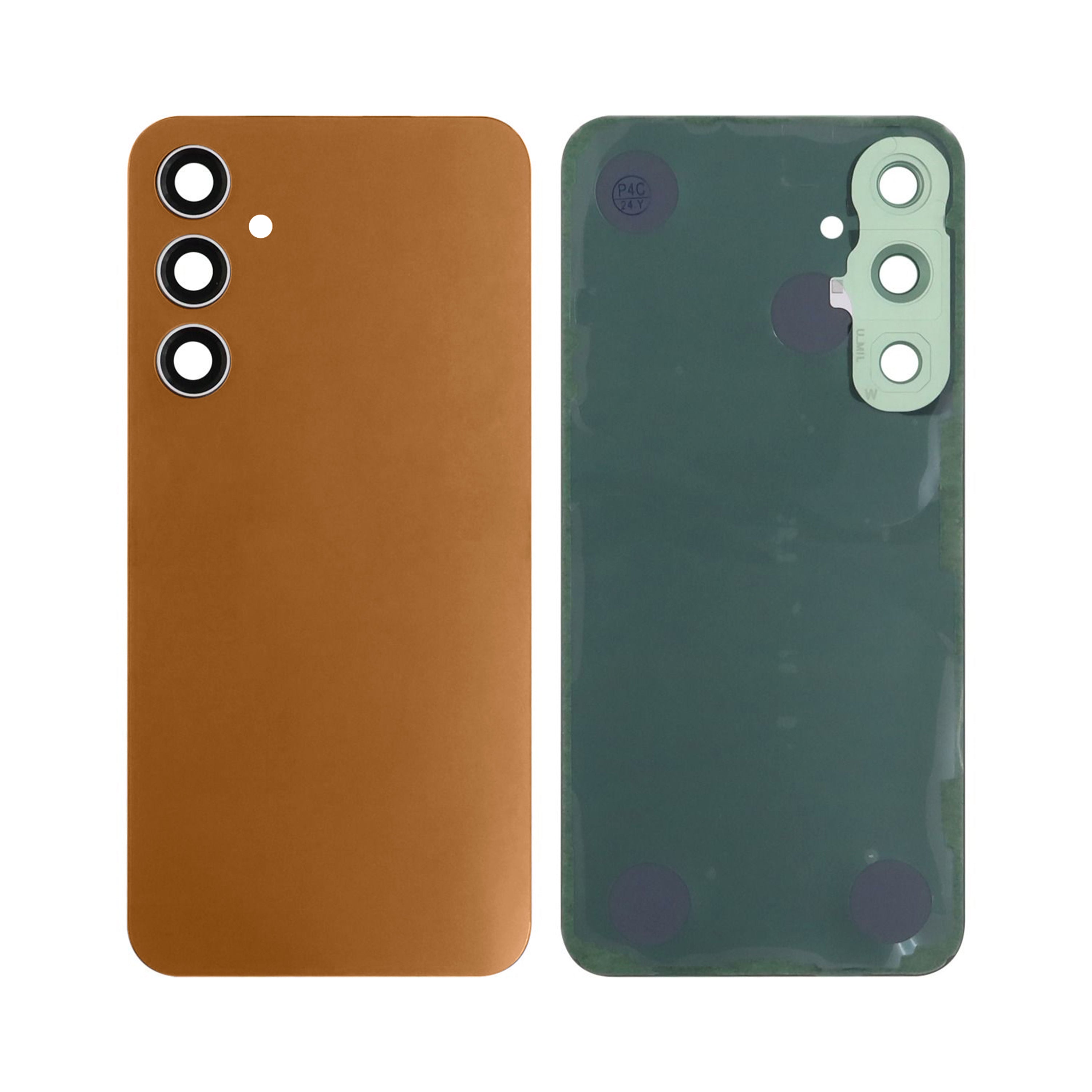 Capa traseira Samsung Galaxy S23 FE S711B com lente Tangerine OEM