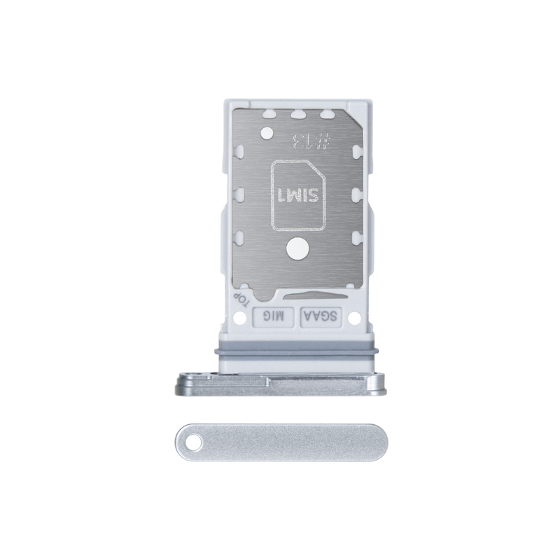 Suporte para cartão SIM Samsung Galaxy S23 FE S711B Prata OEM