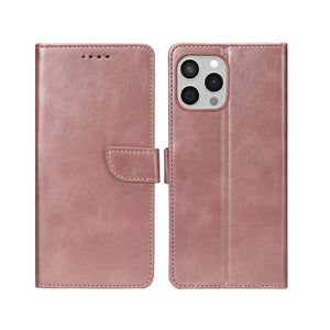 Estante de livros Rixus For Apple iPhone 15 Pro cor-de-rosa