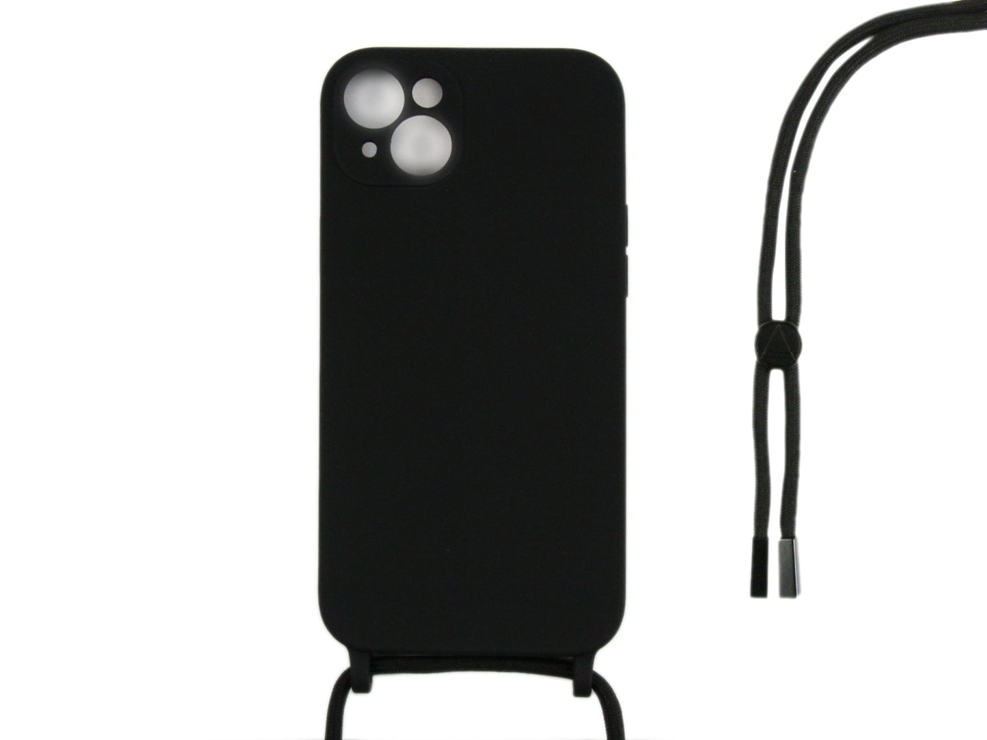 Capa TPU com fio For Apple colar da Rixus For Apple iPhone 13 Preto