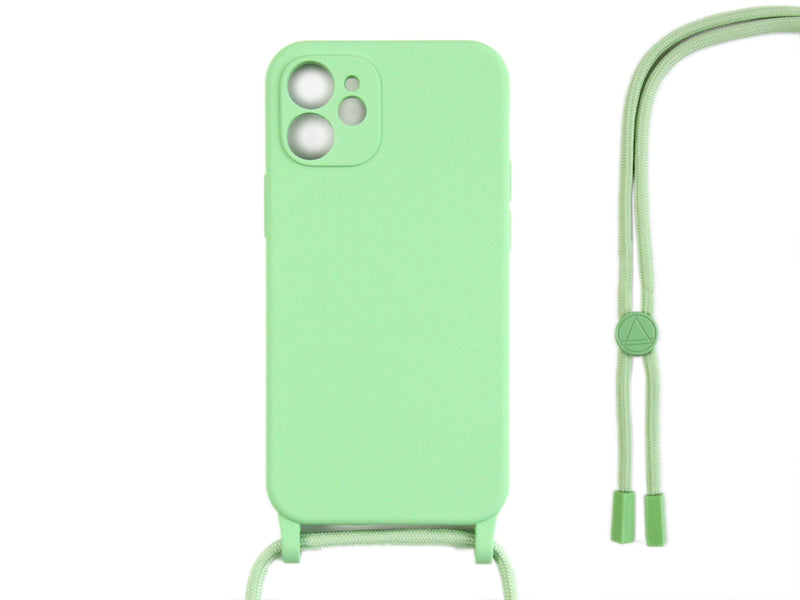 Rixus TPU Capa com fio For Apple colar For Apple iPhone 11 Matcha