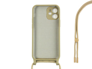 Capa TPU com fio For Apple colar da Rixus For Apple iPhone 11 dourado
