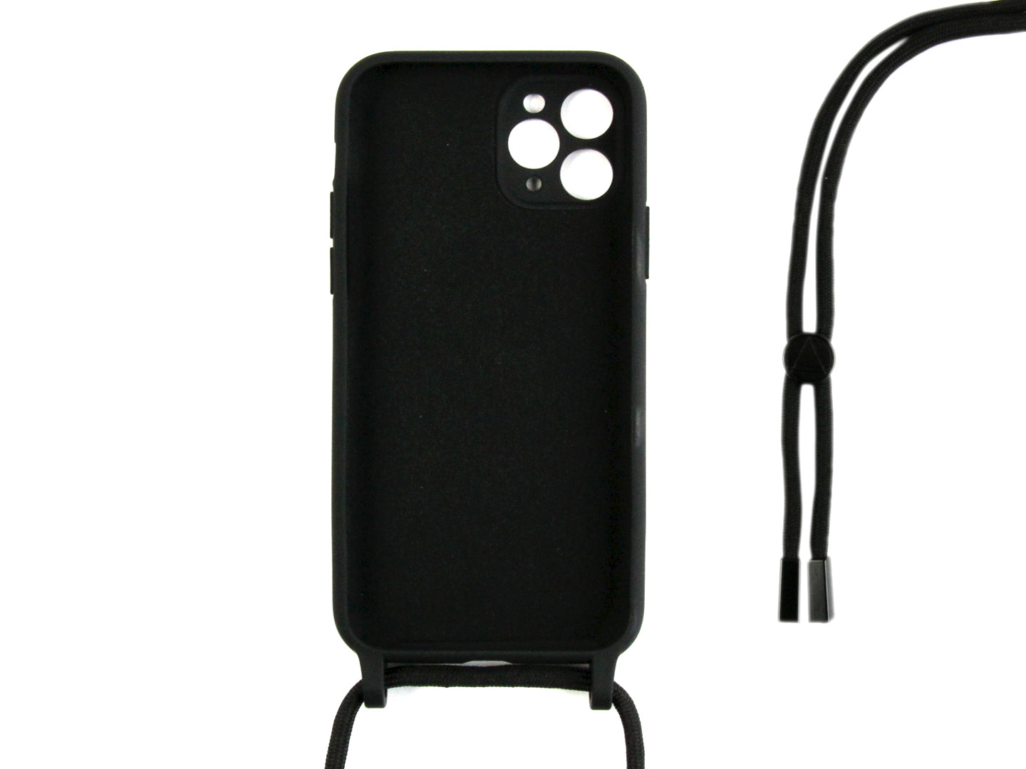 Capa TPU com fio For Apple colar da Rixus For Apple iPhone 11 Pro Max Preto