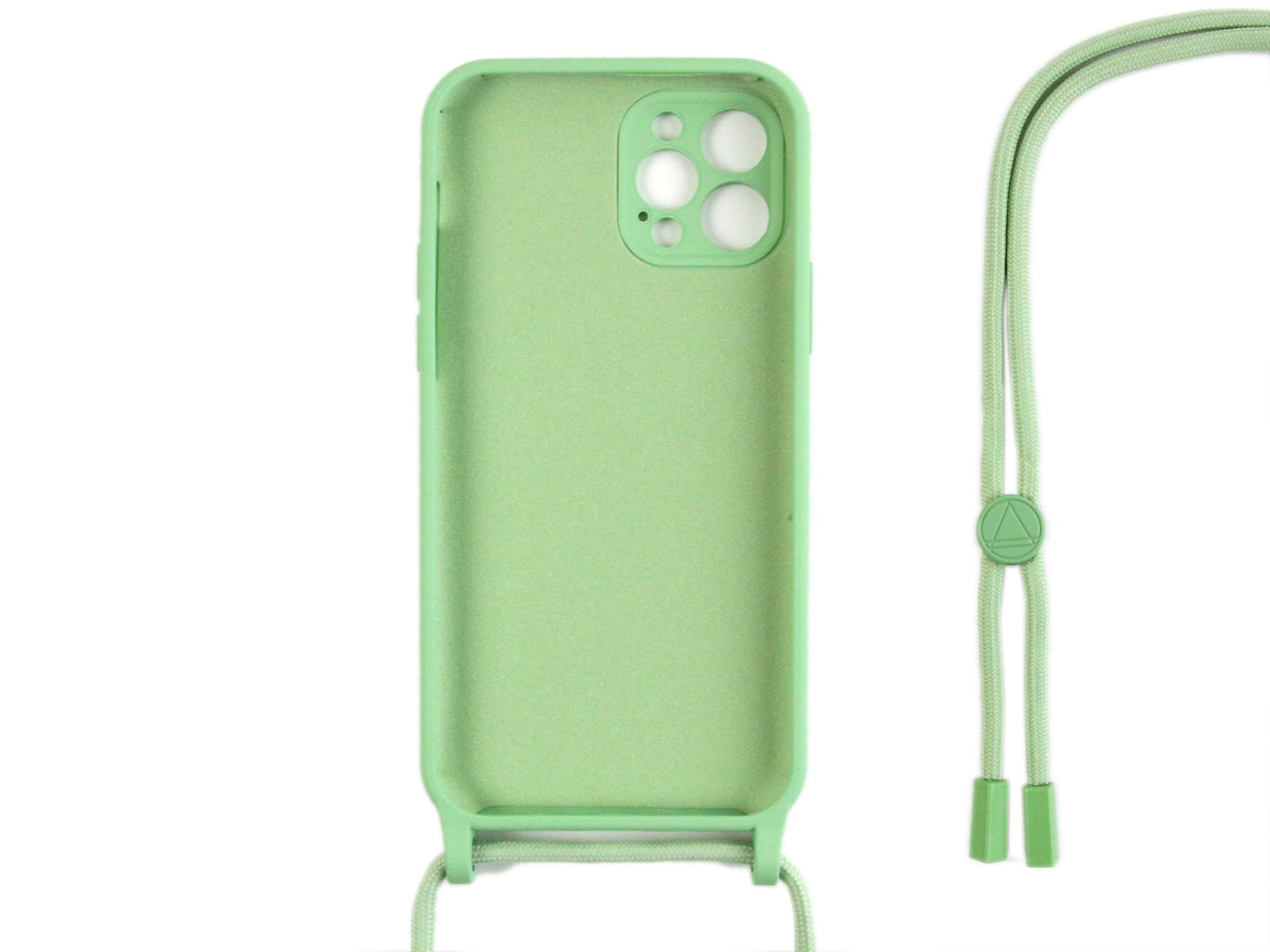 Rixus TPU Capa com fio For Apple colar For Apple iPhone 14 Pro Matcha