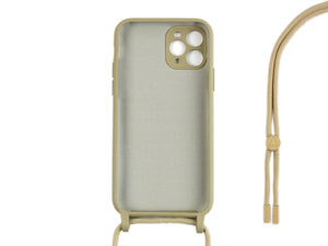 Capa com fio For Apple colar TPU da Rixus For Apple iPhone 11 Pro dourado